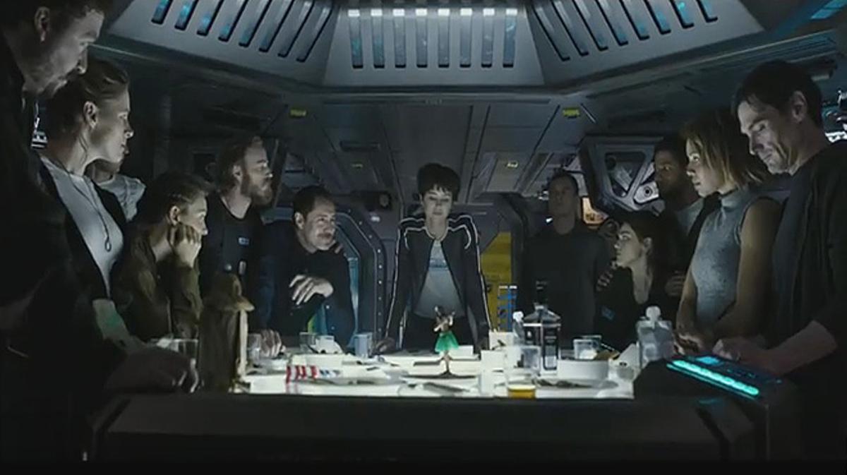 El vídeo nos presenta en 5 minutos la tripulación de ’Alien: Covenant’, subtitulado,