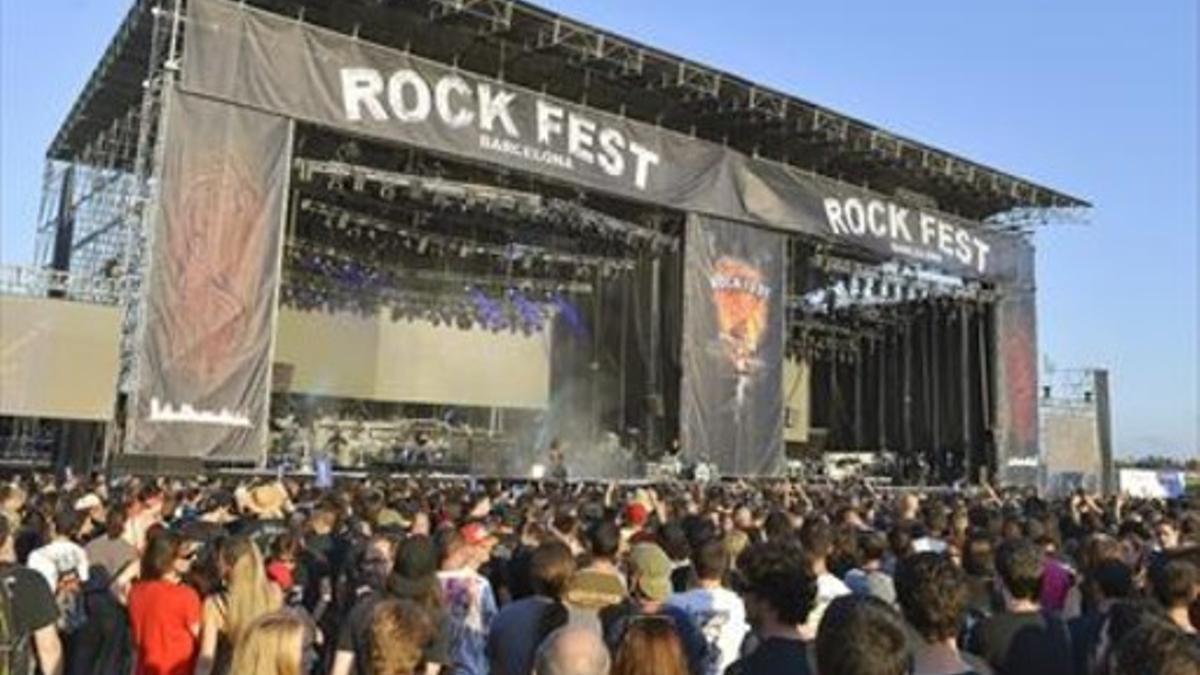 El público en el Rock Fest BCN en Can Zam.