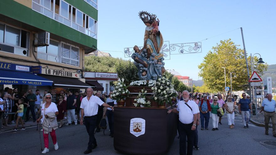 Moaña suprime los fuegos en la procesión y apuesta por pirotecnia de luces y sin ruido