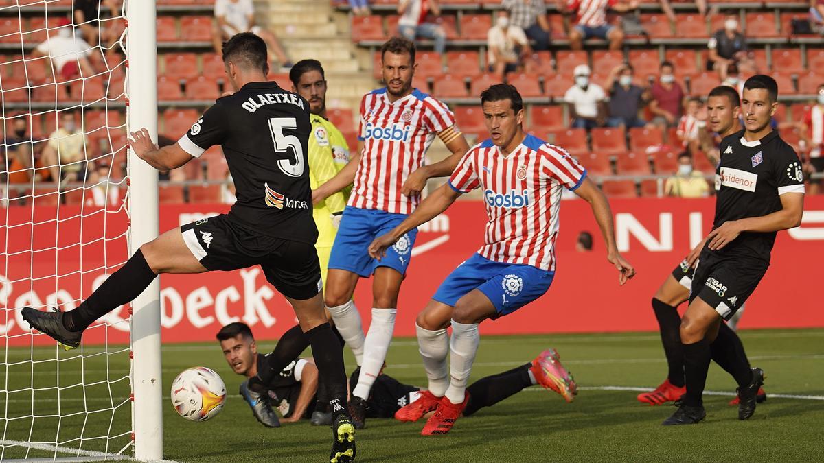 El Girona - Amorebieta, en imatges