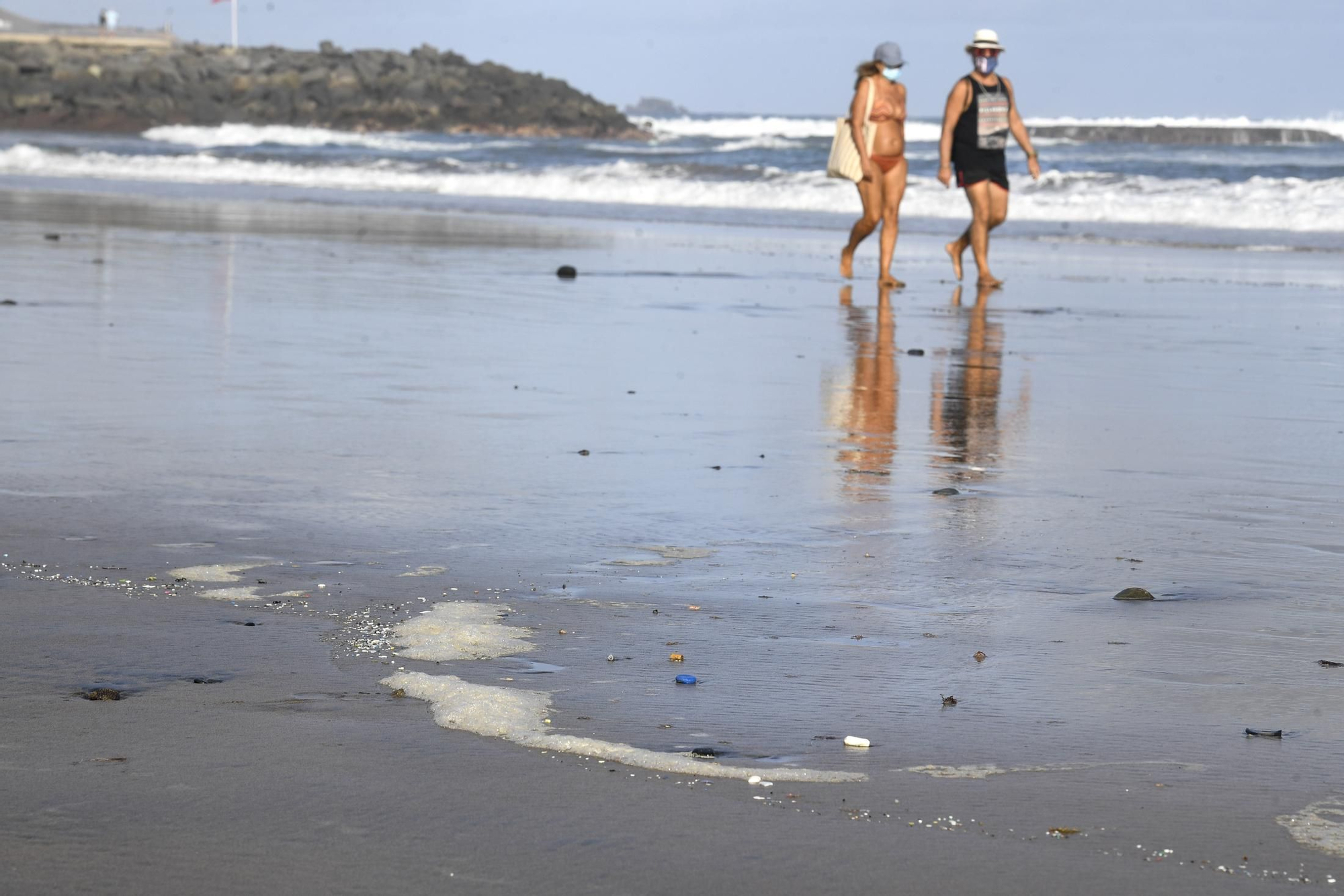 Microplásticos en Las Canteras