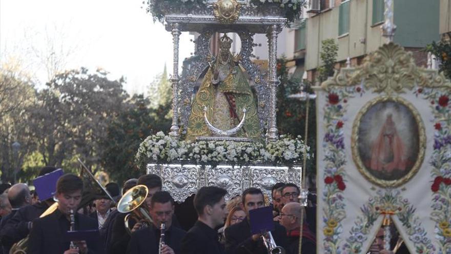 La Catedral recibe a la Virgen de la Cabeza de El Carpio