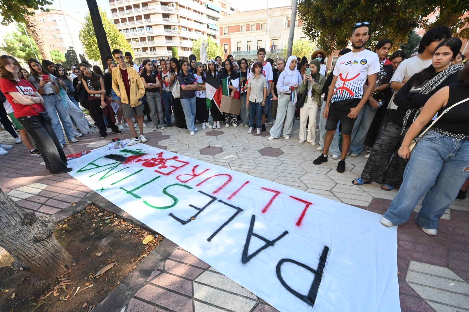 Galería de imágenes: Estudiantes de Castellón en protesta por Palestina