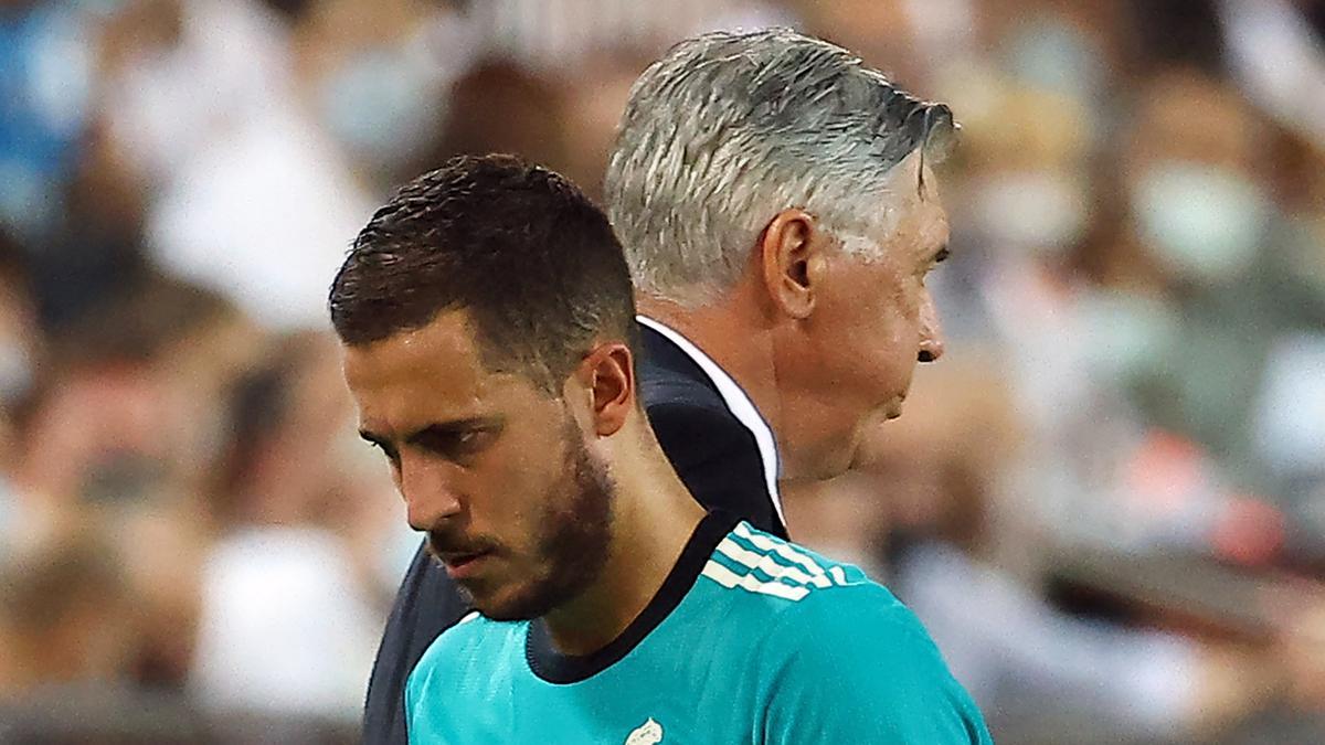 Ancelotti pidió paciencia a Hazard