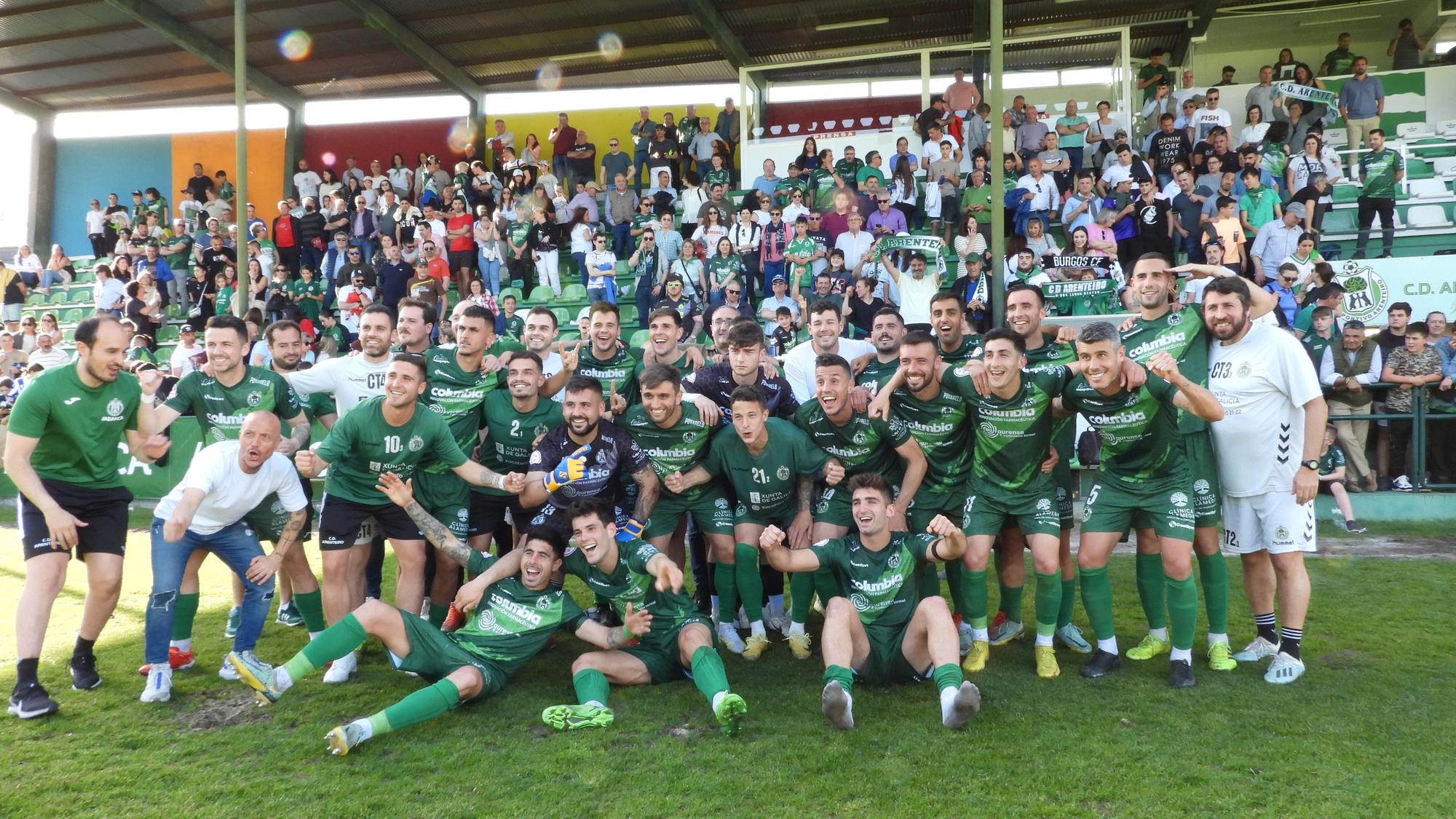 Las mejores imágenes del encuentro entre el Arenteiro y el Burgos Promesas (2-1)