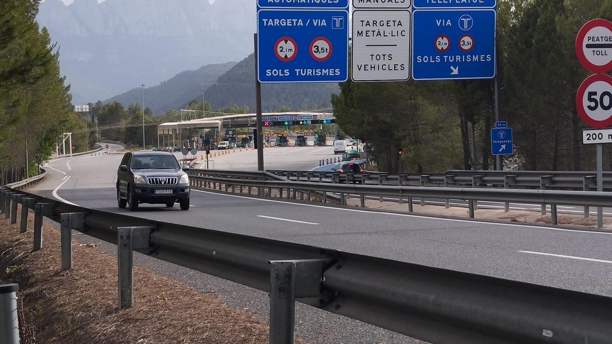 Peatge de Sant Vicenç/Castellbell de l'autopista Terrassa-Manresa
