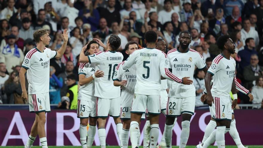 El Madrid golea al Leipzig aferrado al aura de Courtois y la magia de Arda