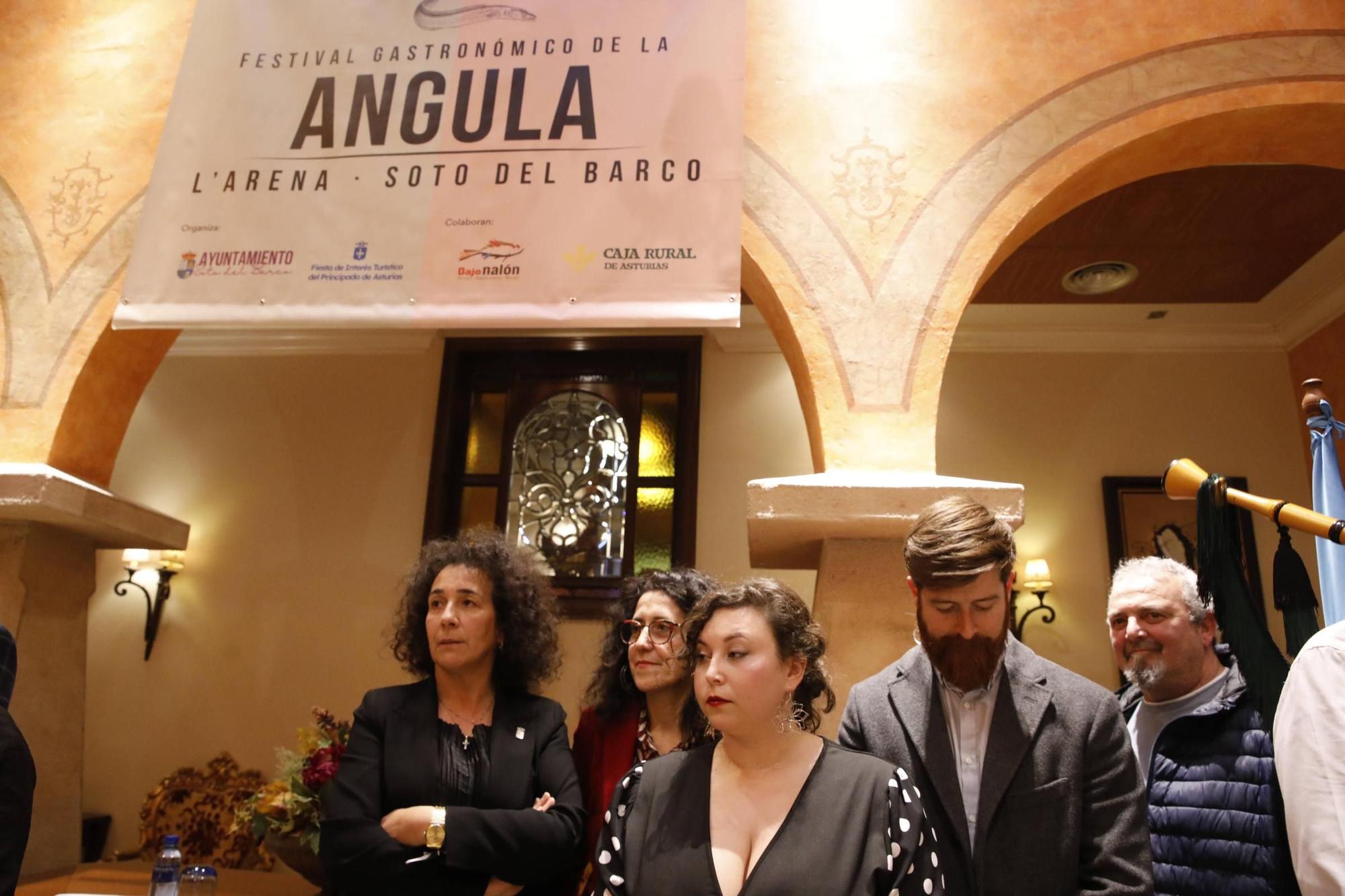 EN IMÁGENES: Así ha sido la presentación del Festival Gastronómico de la Angula en Soto del Barco