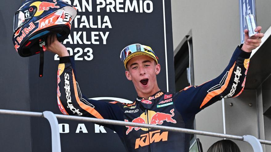 Pedro Acosta, ganador de Moto2 2023 en el circuito de Mugello