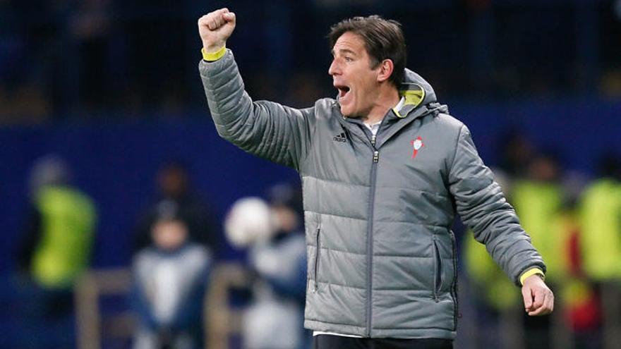 Berizzo, técnico del Celta durante el partido // EFE