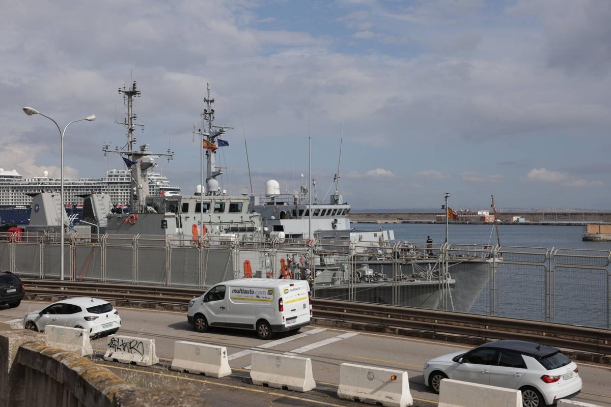 La Armada y fuerzas de la OTAN culminan en Mallorca un ejercicio de guerra antiminas con una jornada de puertas abiertas el sábado en Portopí