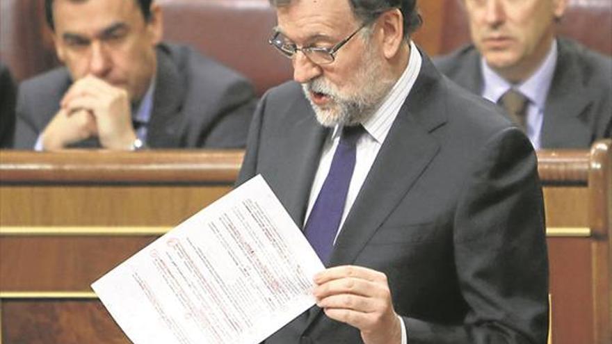 Rajoy no prevé partidas extras para el corredor mediterráneo