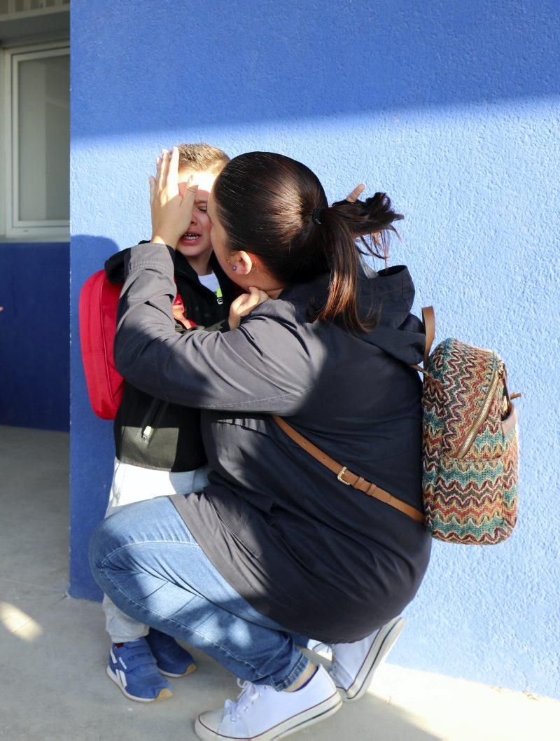 Primer día de clase en el nuevo colegio Parque Venecia