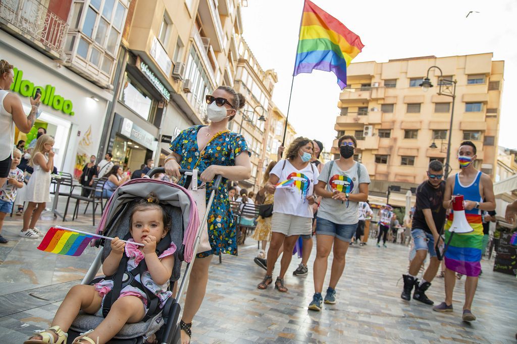 Marcha del colectivo LGTBI+ en Cartagena.