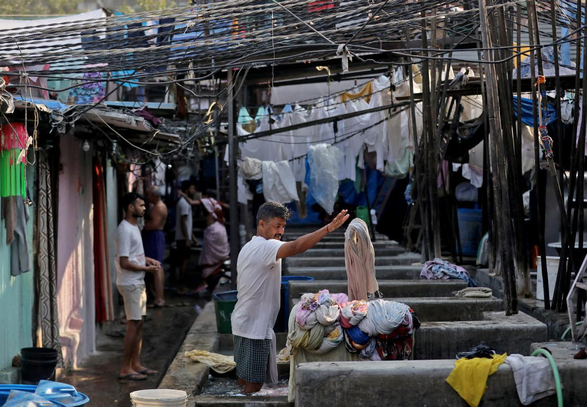 Así es Dhobi Ghat, la popular lavandería al aire libre de Bombay