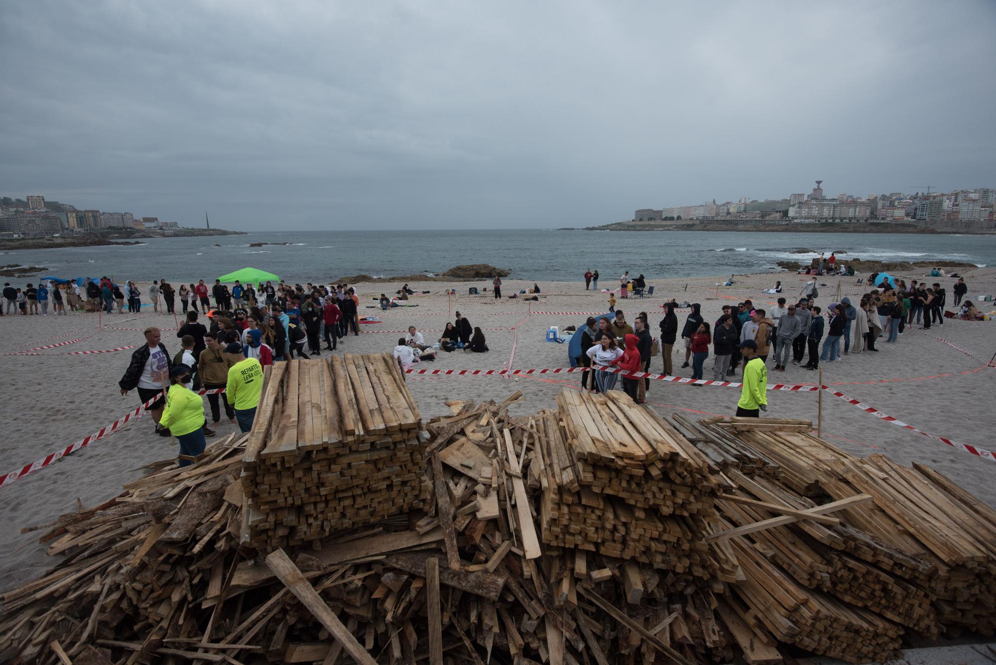 Todo listo para celebrar San Juan en A Coruña