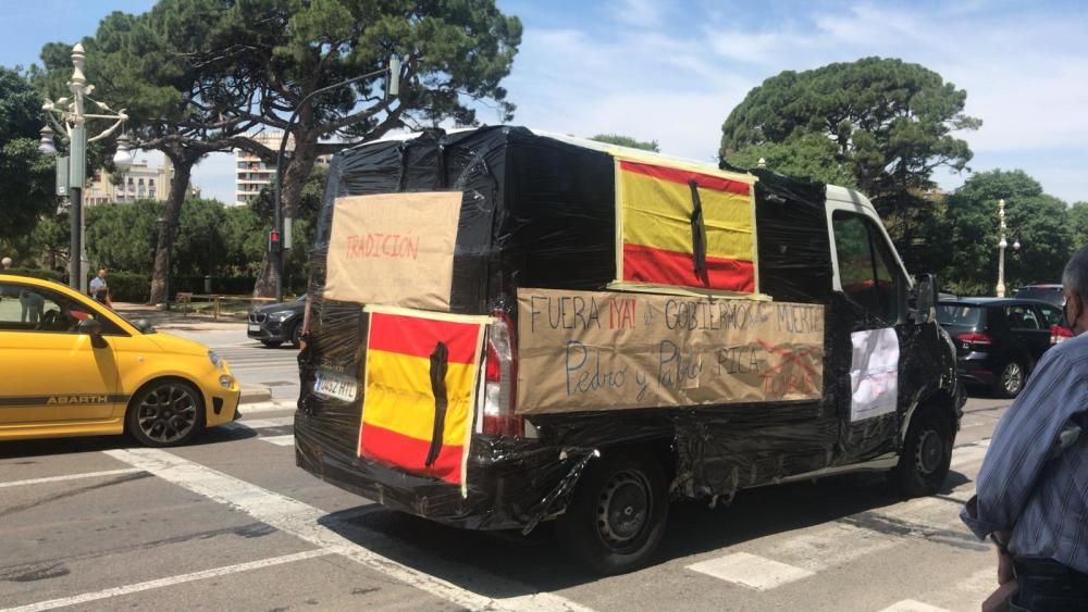 Manifestación contra el Gobierno convocada por Vox en Valencia