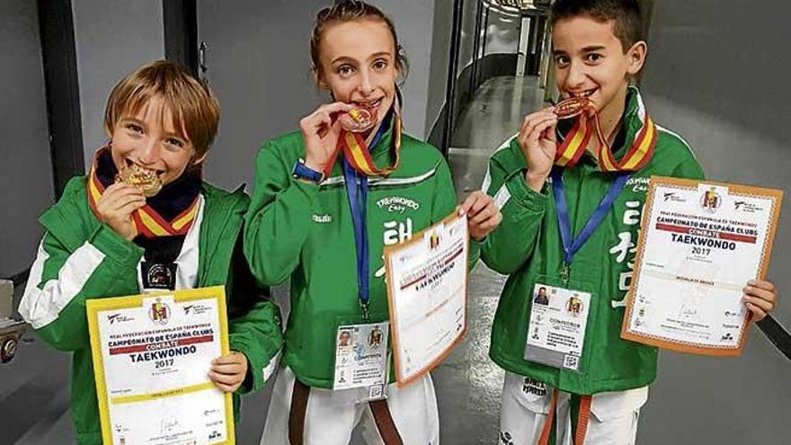 Balears brilla en el Nacional de taekwondo