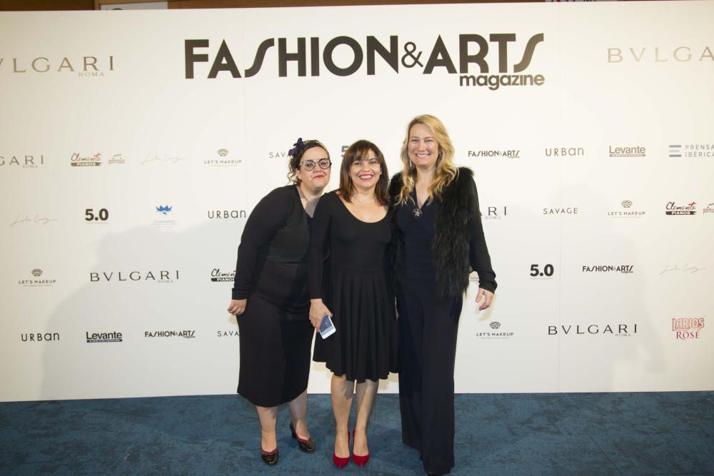 Gala de presentación de la revista Fashion & Arts Magazine en València.