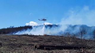 Incendio en Zamora: el fuego vuelve a la Sierra de la Culebra