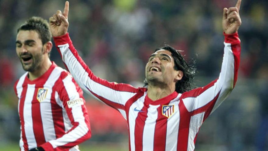 Falcao, del Atlético de Madrid.