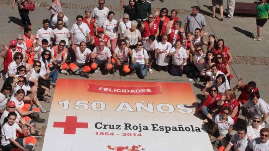 Voluntarios de Cruz Roja en la provincia de Zamora. Foto L. O. Z.