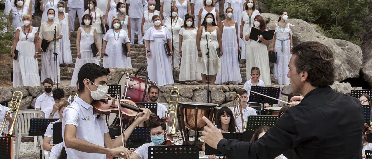 Pau Cladera Marroig fue el concertino del concierto del Torrent de Pareis celebrado el pasado domingo bajo la batuta de José María Moreno.