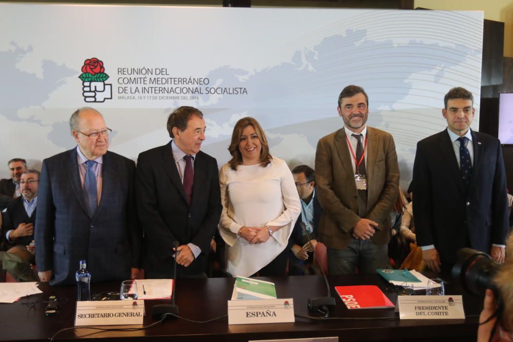 Susana Díaz participa en el Comité del Mediterráneo de la Internacional Socialista