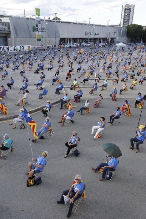 Concentració de l'ANC per la Diada a Girona