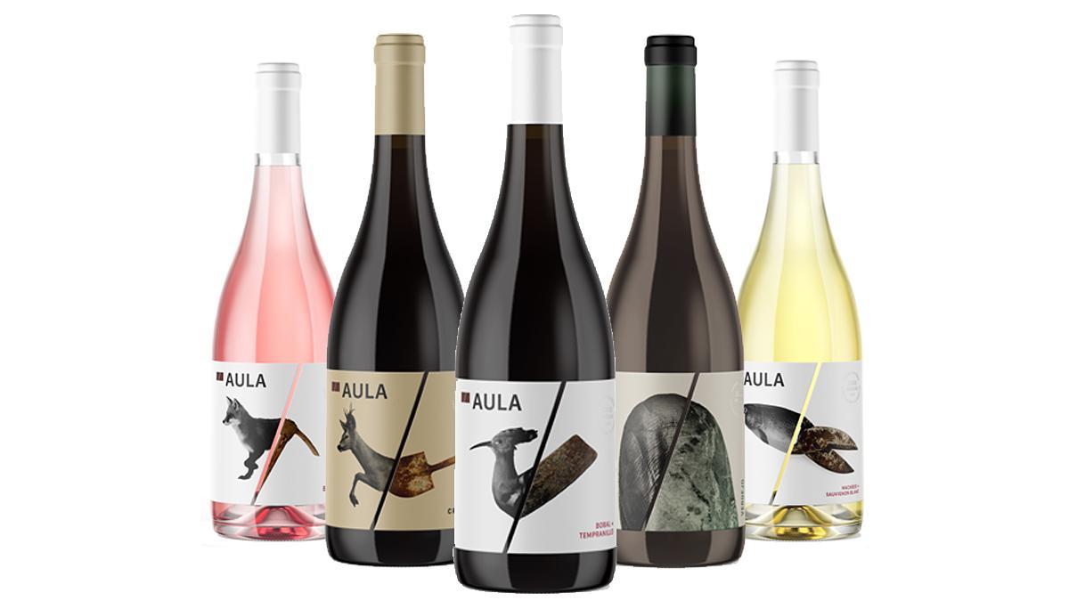 La colección Aula es una de las gamas mejor valoradas de la bodega Coviñas.