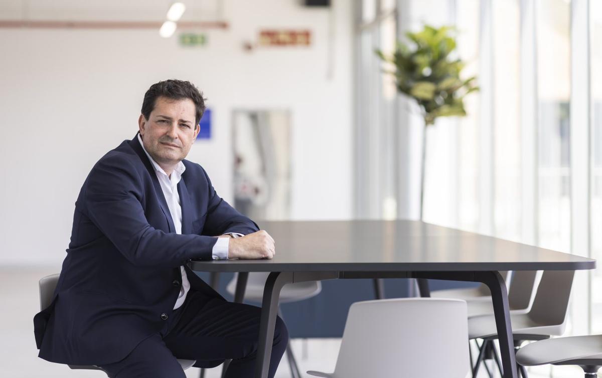 El director general de Kadans en España, Miguel Muñoz, este pasado viernes en el edifico Node I del PTA