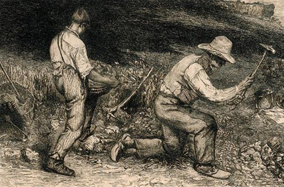 ’Els picapedrers’ (1849), de Léopold Desbrosses. ’Els picapedrers’ (1849), de Léopold Desbrosses.