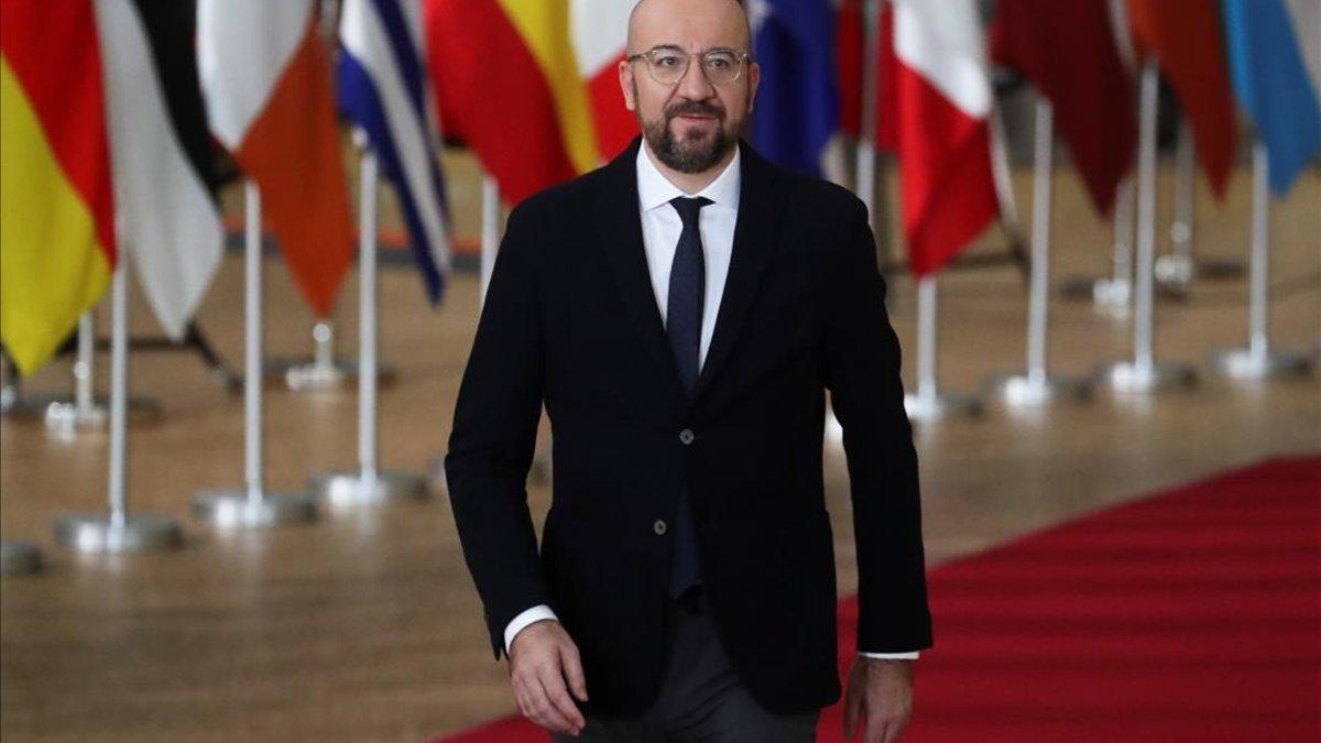 Charles Michel, en Bruselas