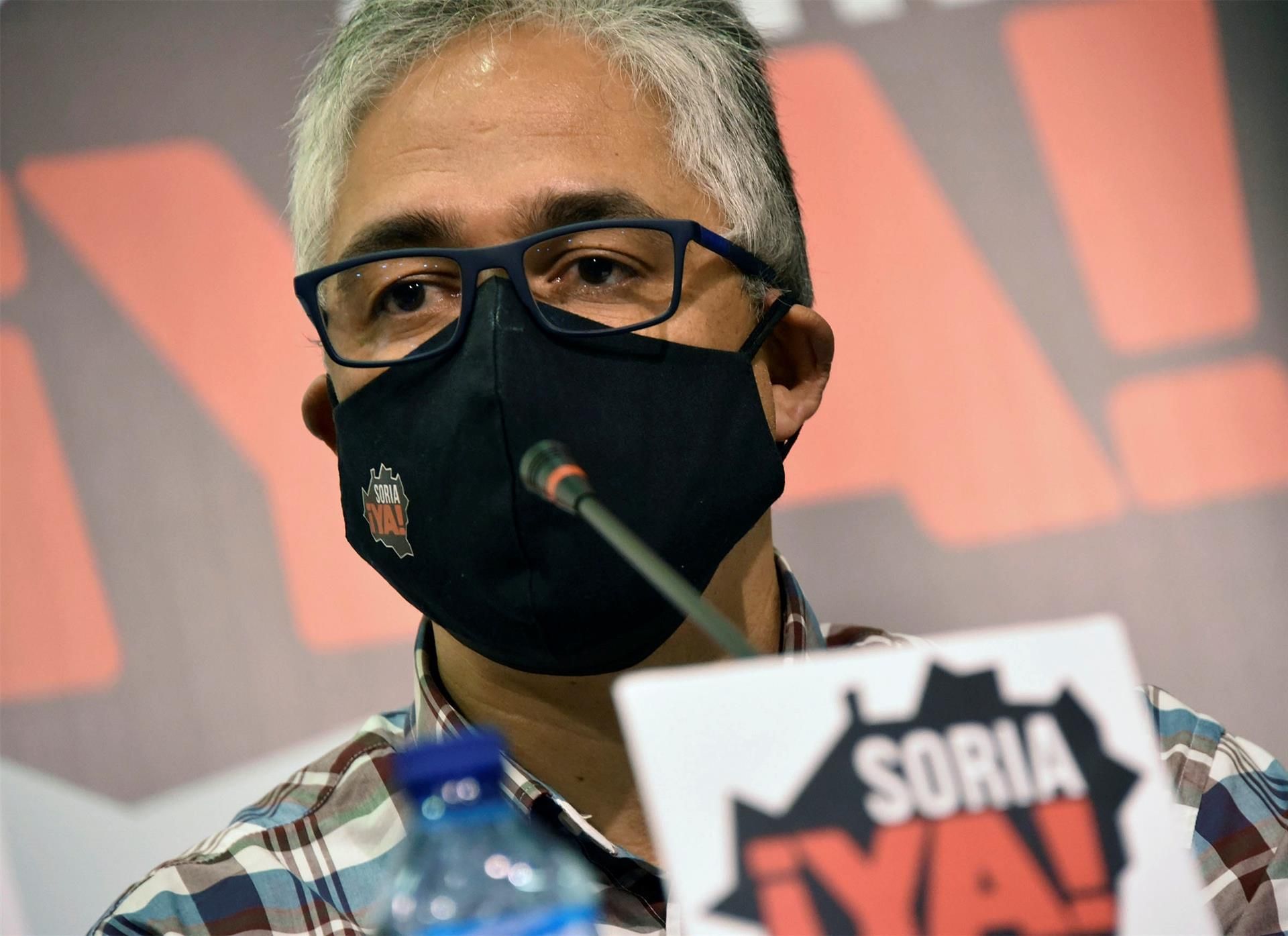 El portavoz de la plataforma ciudadana Soria ¡YA!, Carlos Vallejo