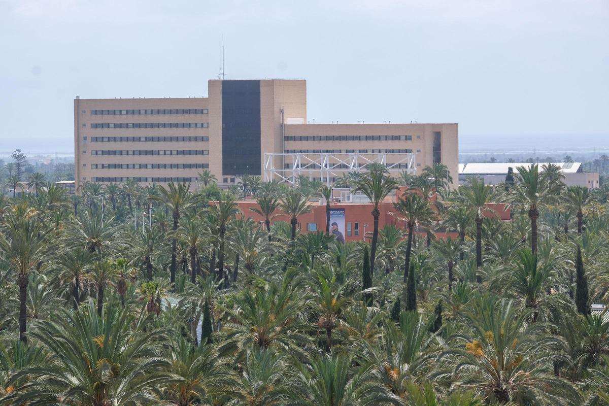 Vista panorámica del Hospital General de Elche