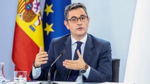 Bolaños pressiona el PNB, ERC i Bildu i els avisa que hauran d’explicar el seu ‘sí’ al «marc laboral del PP»