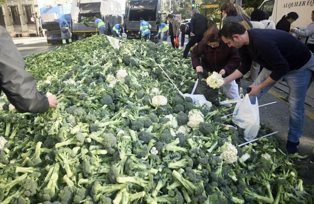 Así ha sido la manifestación de los agricultores en Murcia (II)