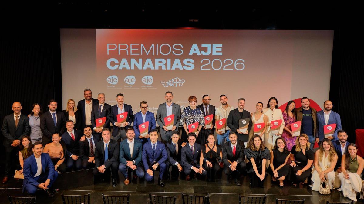 Premiados por AJE Canarias 2026