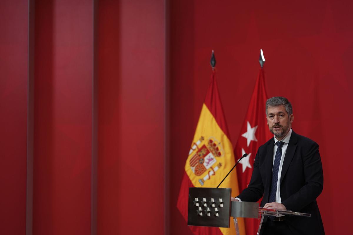 El portavoz de Gobierno madrileño, Miguel Ángel García Martín.