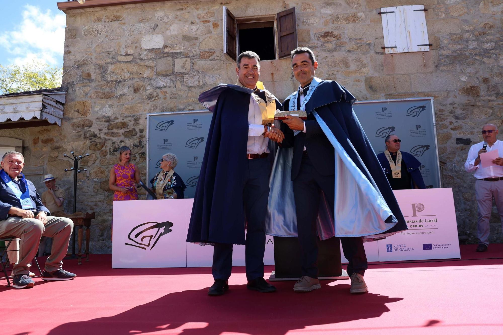 Un momento del XVII Capítulo da Orde da Ameixa de Carril.