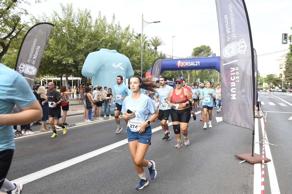 La carrera y marcha Solidaria Asteamur, en imágenes