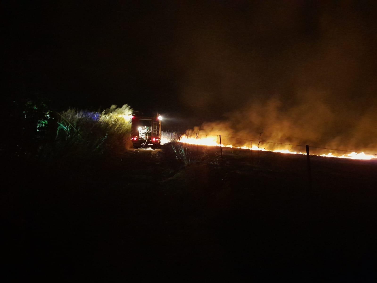 Así ha sido el incendio propagado en El Junquillo esta madrugada