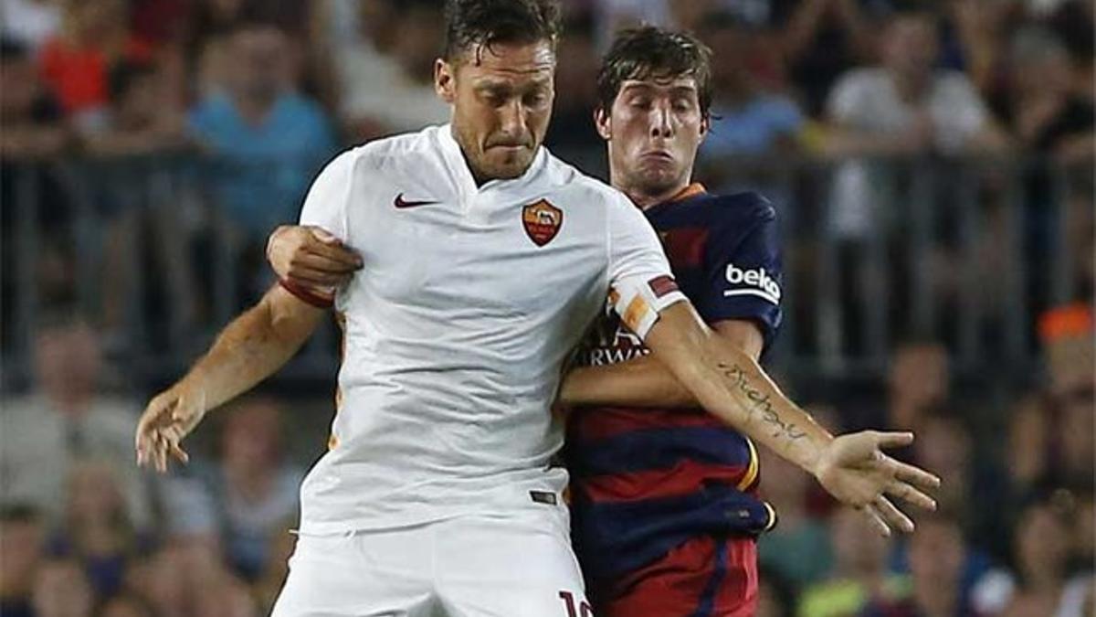 Totti, como en el Gamper, volverá al Camp Nou