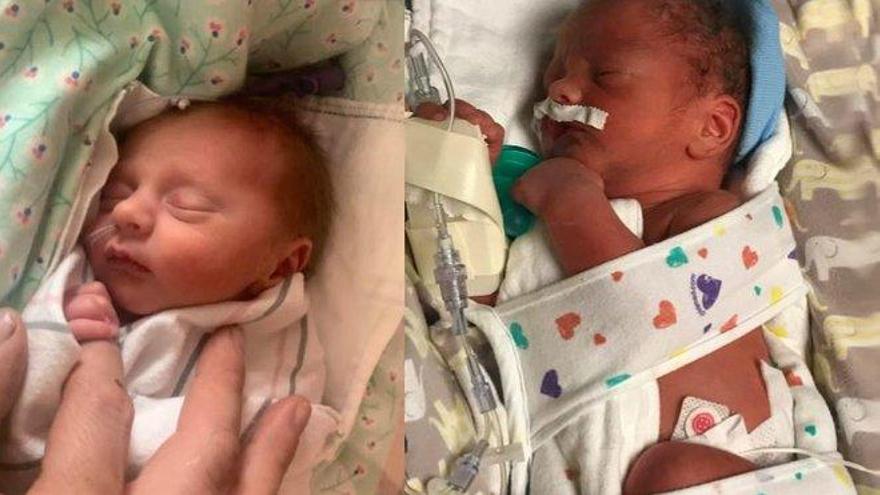 Dos gemelos de Indiana nacen en días, meses, años y décadas distintas