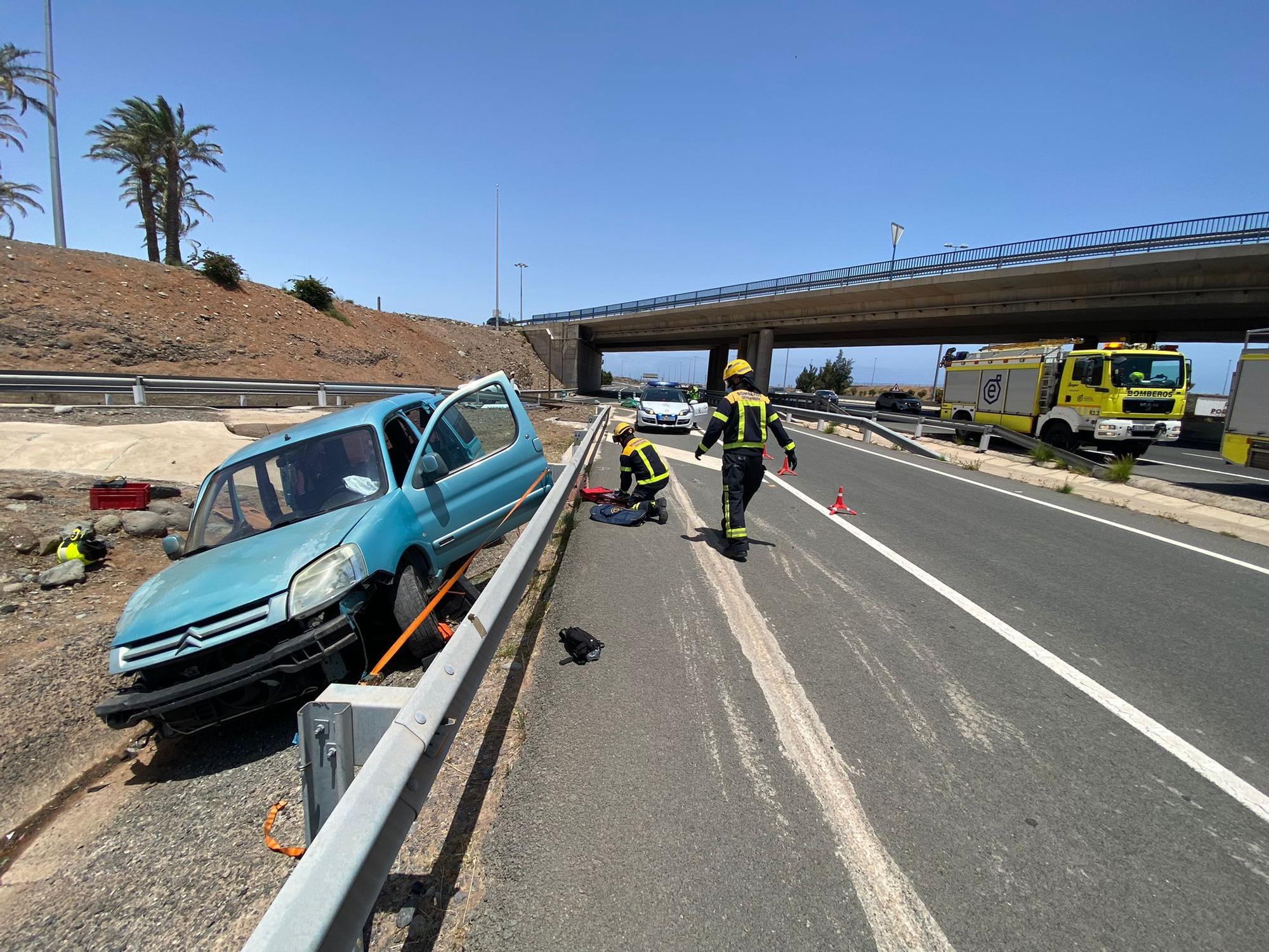 Accidente de tráfico en la GC-1