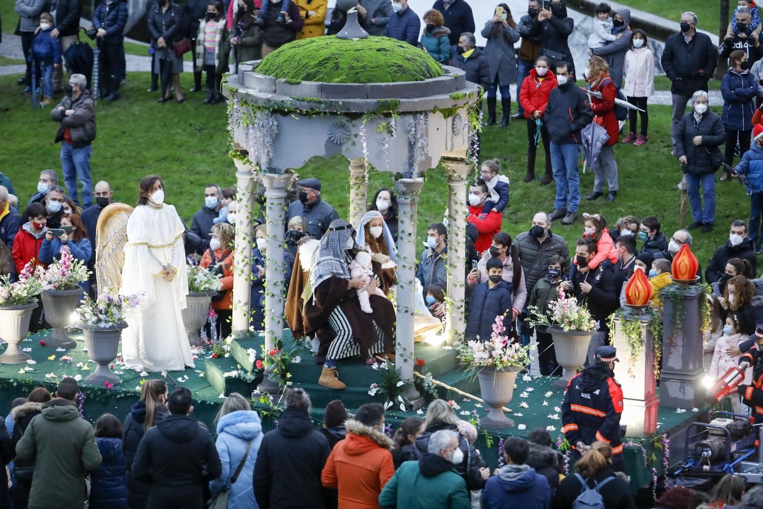 La cabalgata de los Reyes Magos en Gijón