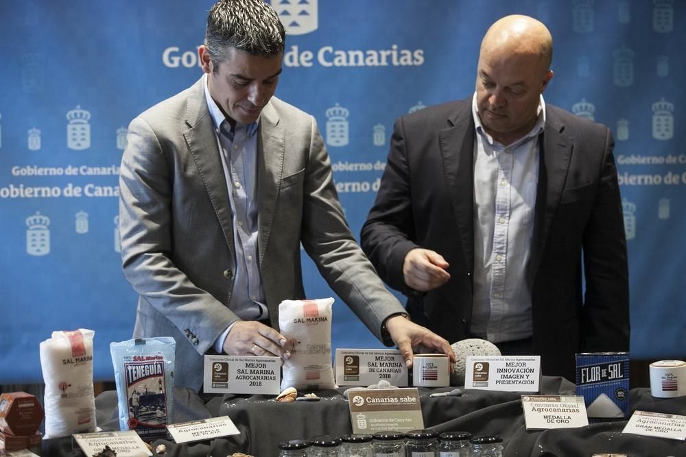 La sal marina de Bocacangrejo gana el Concurso Oficial Agrocanarias