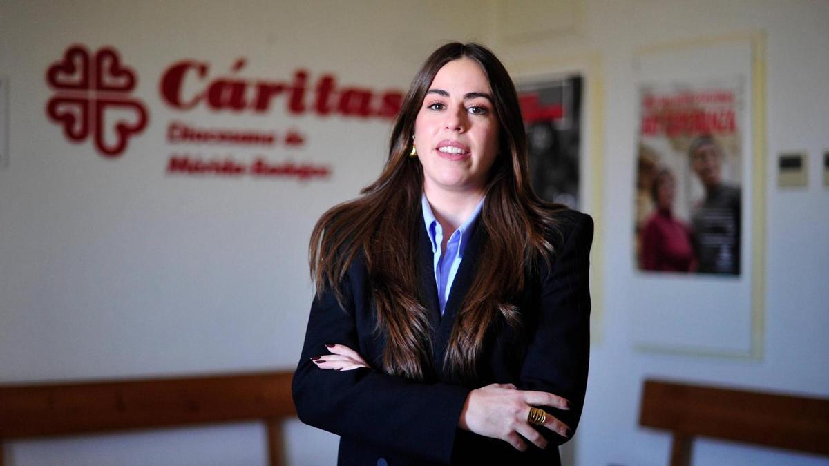 Cristina López, abogada y asesora jurídica de Cáritas Diocesana de Mérida-Badajoz.