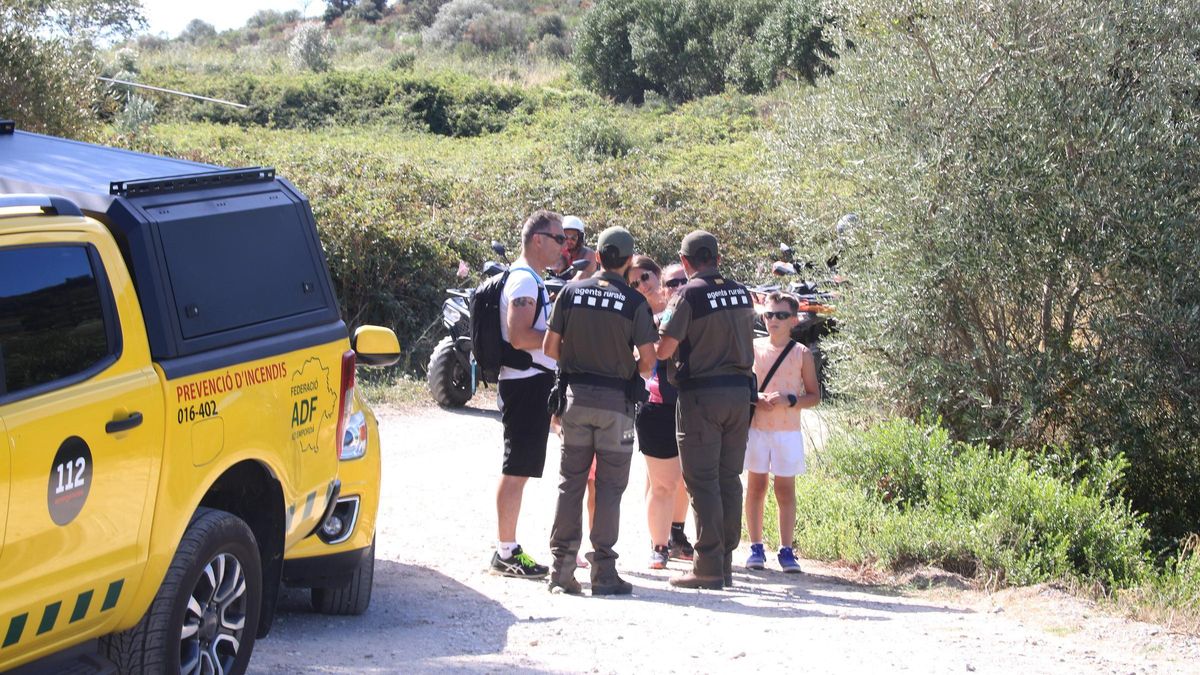 Visitantes obligados a retroceder en Cap de Creus.
