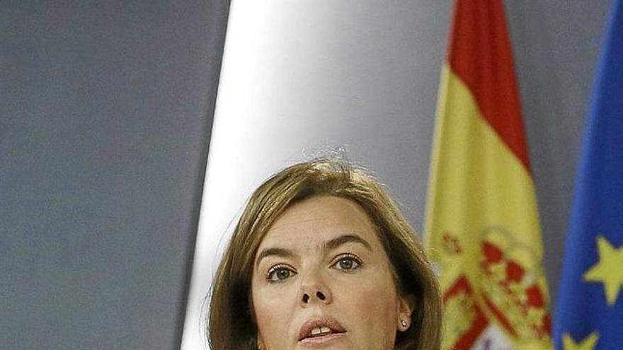 La vicepresidenta espanyola, Soraya Sáenz de Santamaría